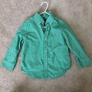 Ralph Lauren long sleeve button up 3T